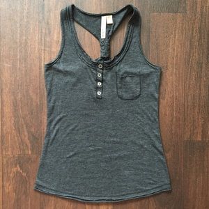 Button racerback tank, medium